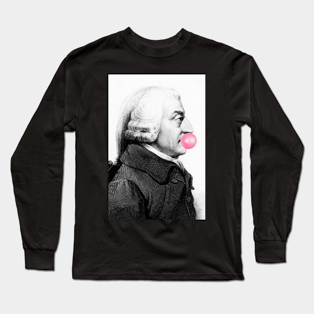 Adam Smith Long Sleeve T-Shirt by TheLiterarian